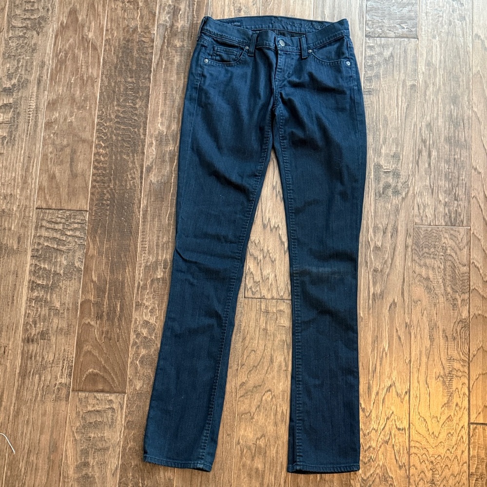 Citizens Of Humanity Dark Blue Straight Leg Jeans